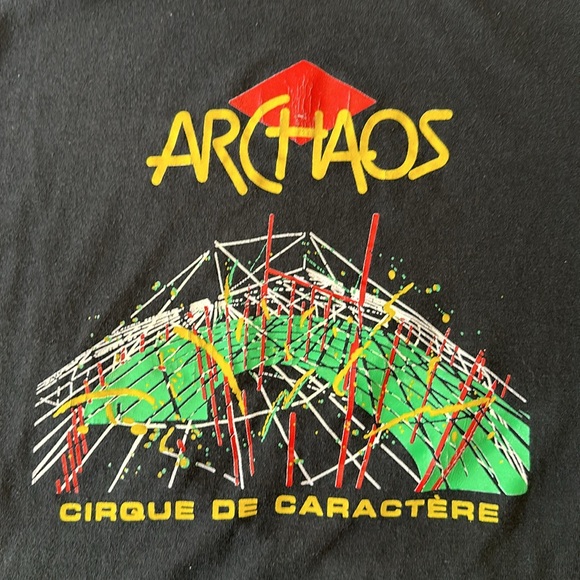 Vintage Archaos Cirque De Caractere t-shirt from 1991 - Picture 2 of 5
